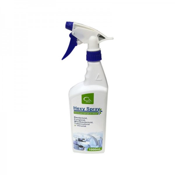 Hexy Spray dezinfectant pentru suprafete 1 litru, preparat Hexy Spray dezinfectant pentru suprafete 1 litru, preparat